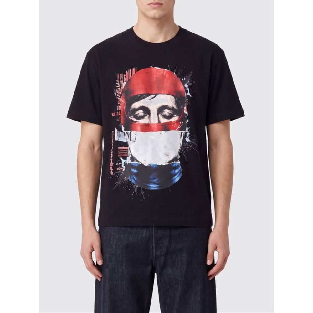 Ih Nom Uh Nit Men Ih Nom Uh Nit Graphic Print Crew Neck Cotton T-Shirt